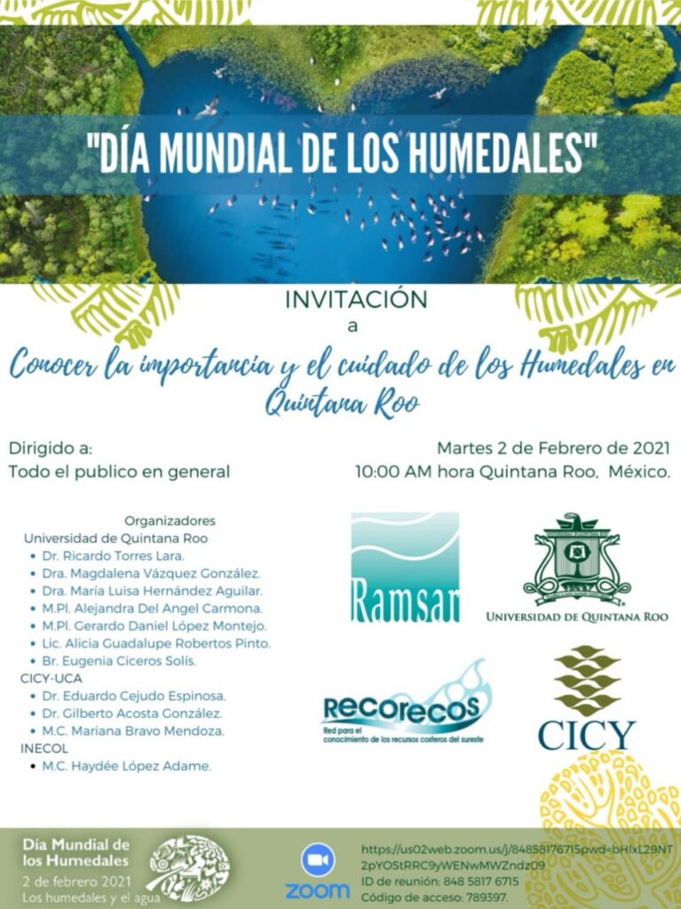 Especialistas difundirán la importancia de los humedales en Quintana Roo