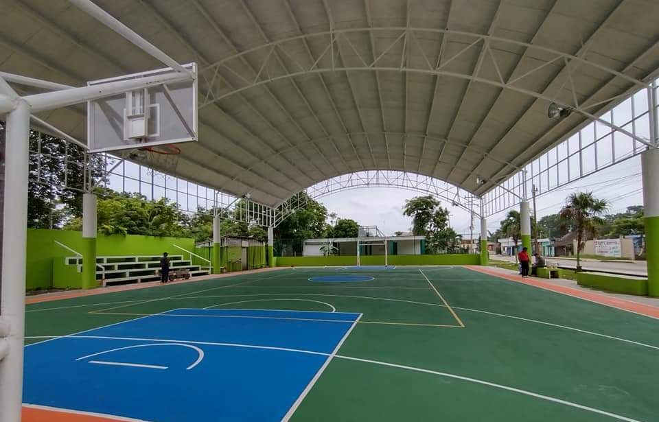 Mejoran instalaciones deportivas en Leona Vicario en Puerto Morelos